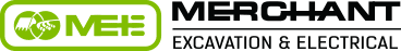 Merchant Excavation & Electrical Logo